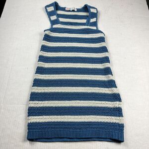 Free People Beach Sweater Tank Dress Striped Sleeveless Summer Knit Pullover XS